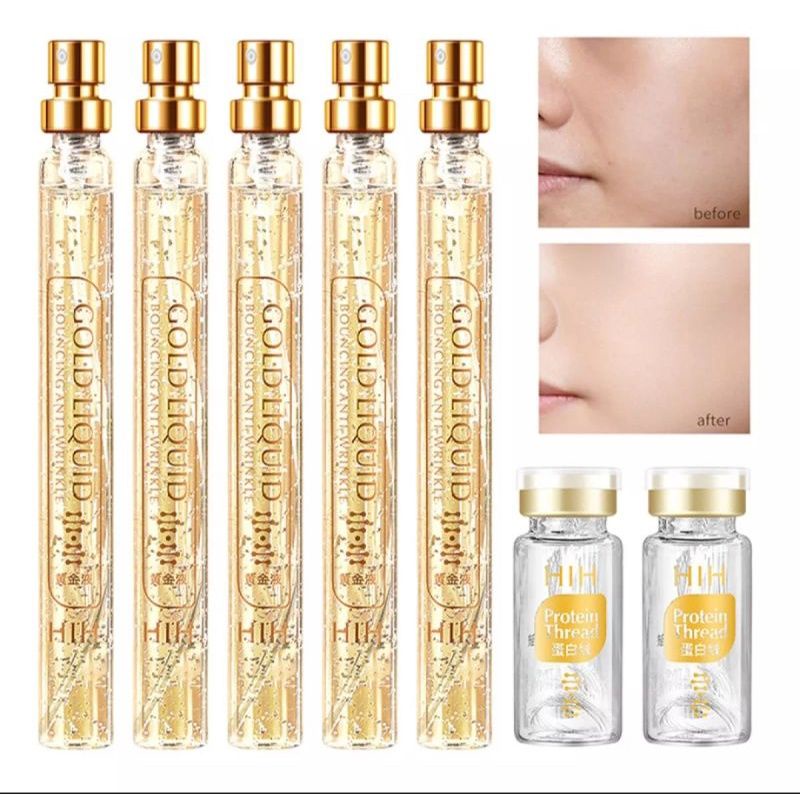 FULL SET SERUM TANAM BENANG COLLAGEN GOLD PROTEIN LINE