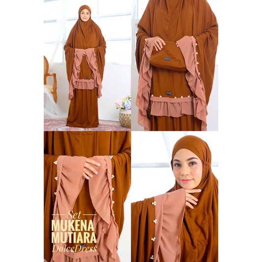 Mukena Mutiara Mukena Rayon Mukena Mewah Dewasa By Dolce Original