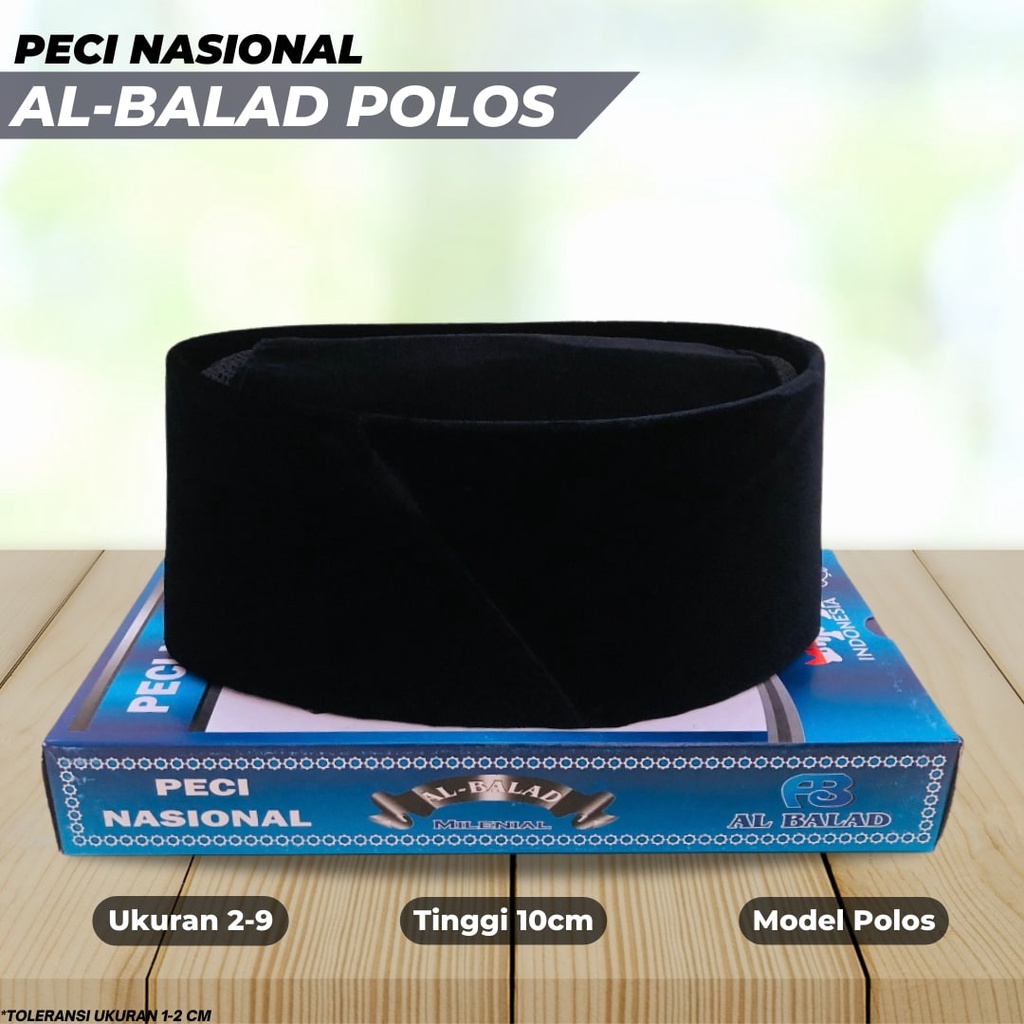 Peci Songkok Nasional Hitam Original