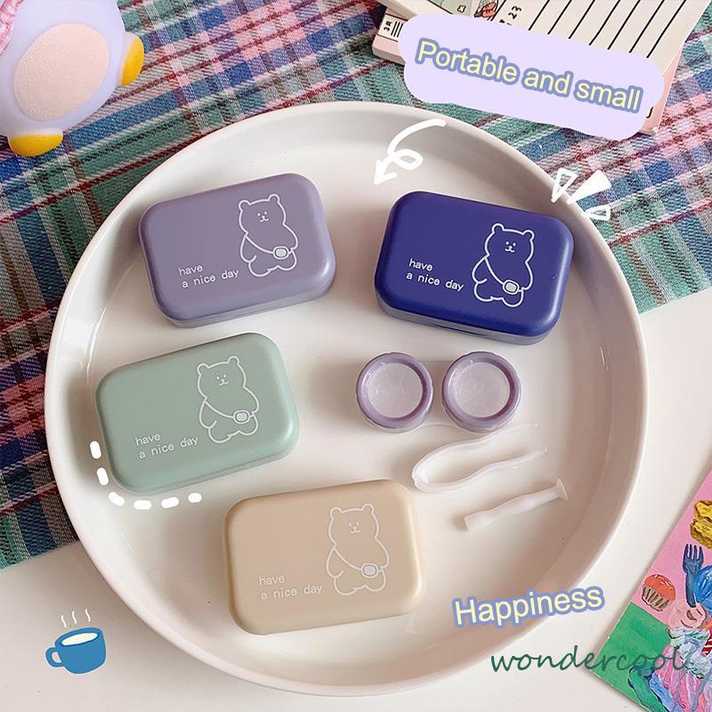 Wadah Kotak Penyimpanan Kontak Lens Mini Softlens Case Portable-Won