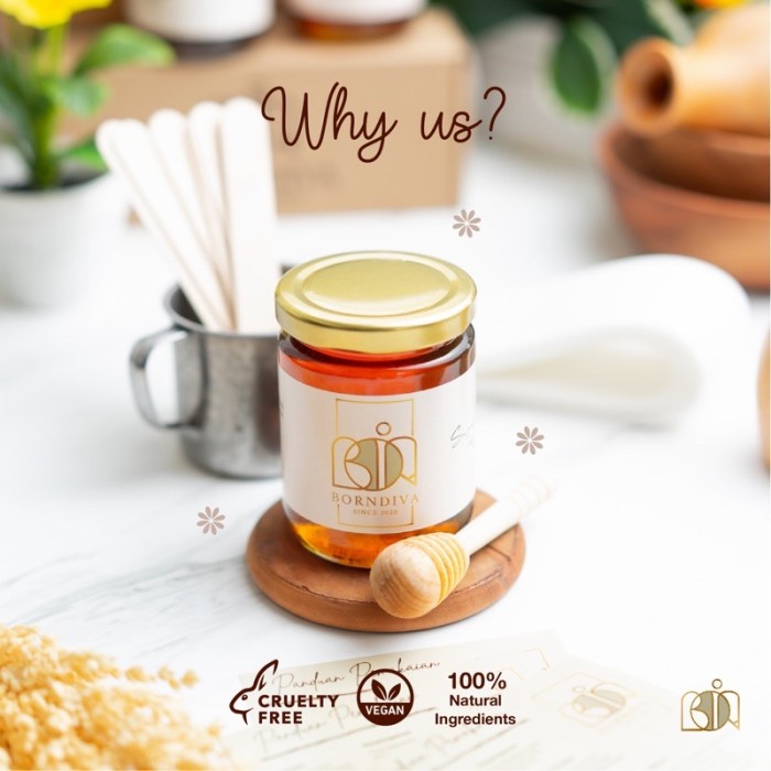 Wax Borndiva Sugar Wax Cold Wax Sugar Waxing Pencabut Bulu