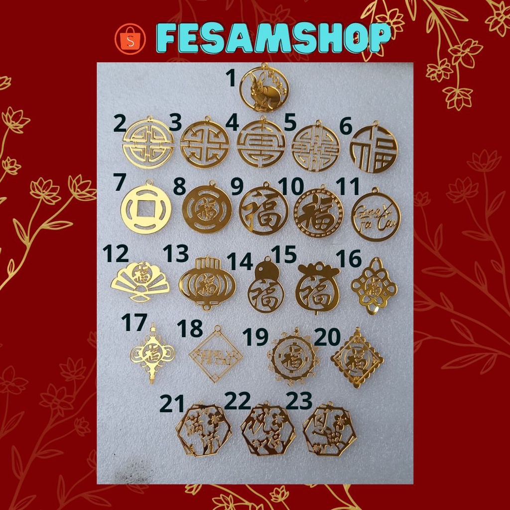 

Hang Tag Imlek KELINCI 2023 AKRILIK/ Chinese New Year / Hampers Imlek / Aksesories Imlek / Gantungan Imlek / Dekorasi Imlek / Hiasan Imlek