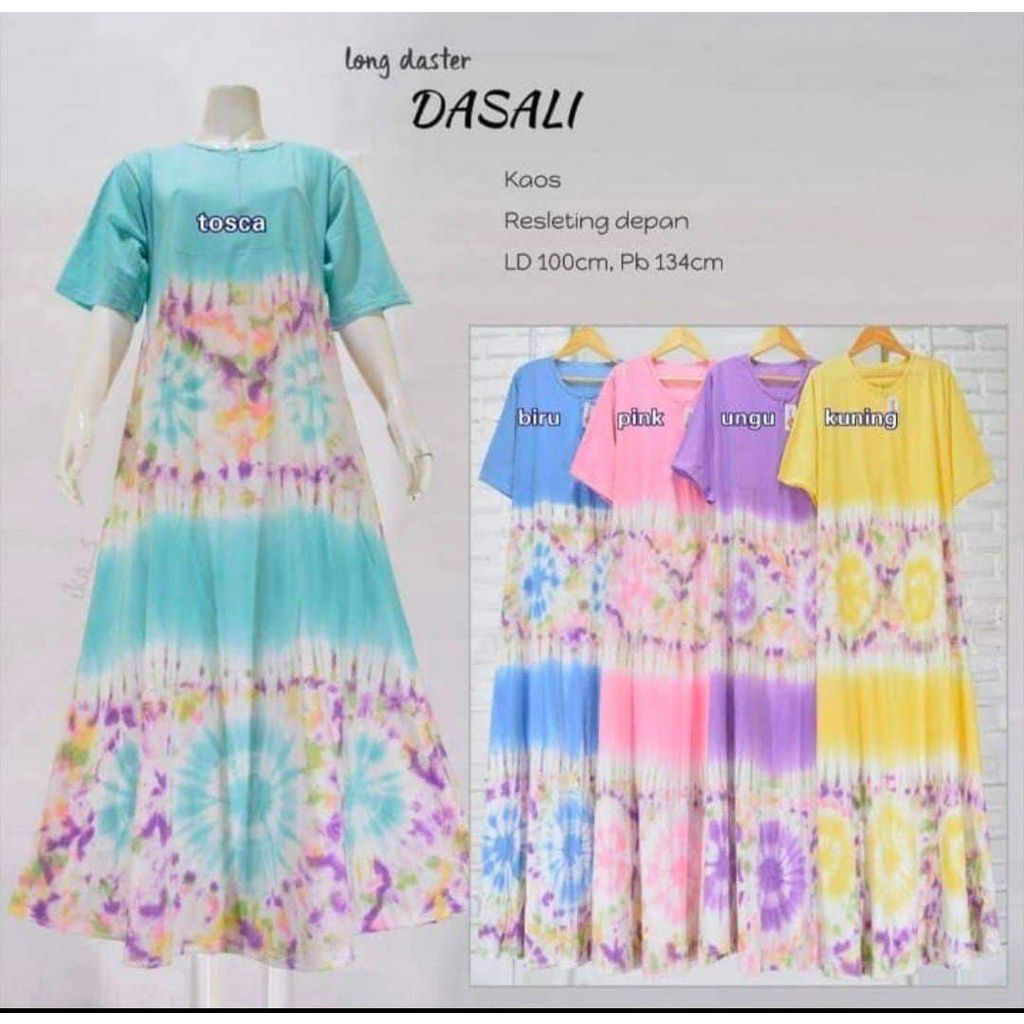 DASTER KAOS JUMBO PANJANG LENGAN PENDEK BUSUI BUMIL KEKINIAN KATUN ADEM MURAH