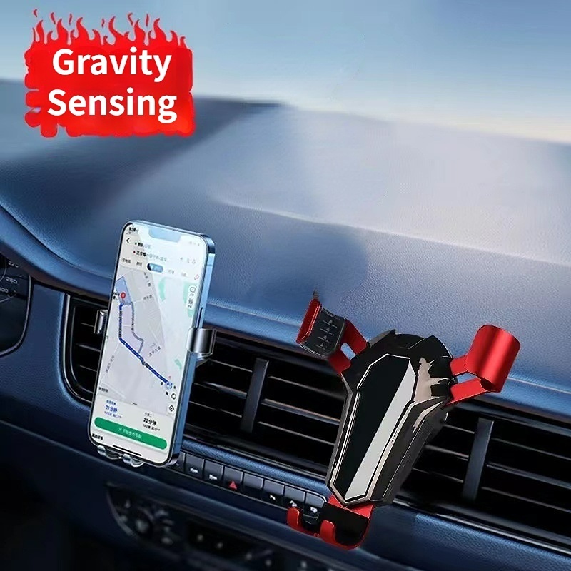 1pc Dudukan Ponsel Sensor Gravitasi Mobil Dudukan Ventilasi Udara Klip Dudukan Sel Dudukan GPS Untuk Aksesoris Interior Otomatis