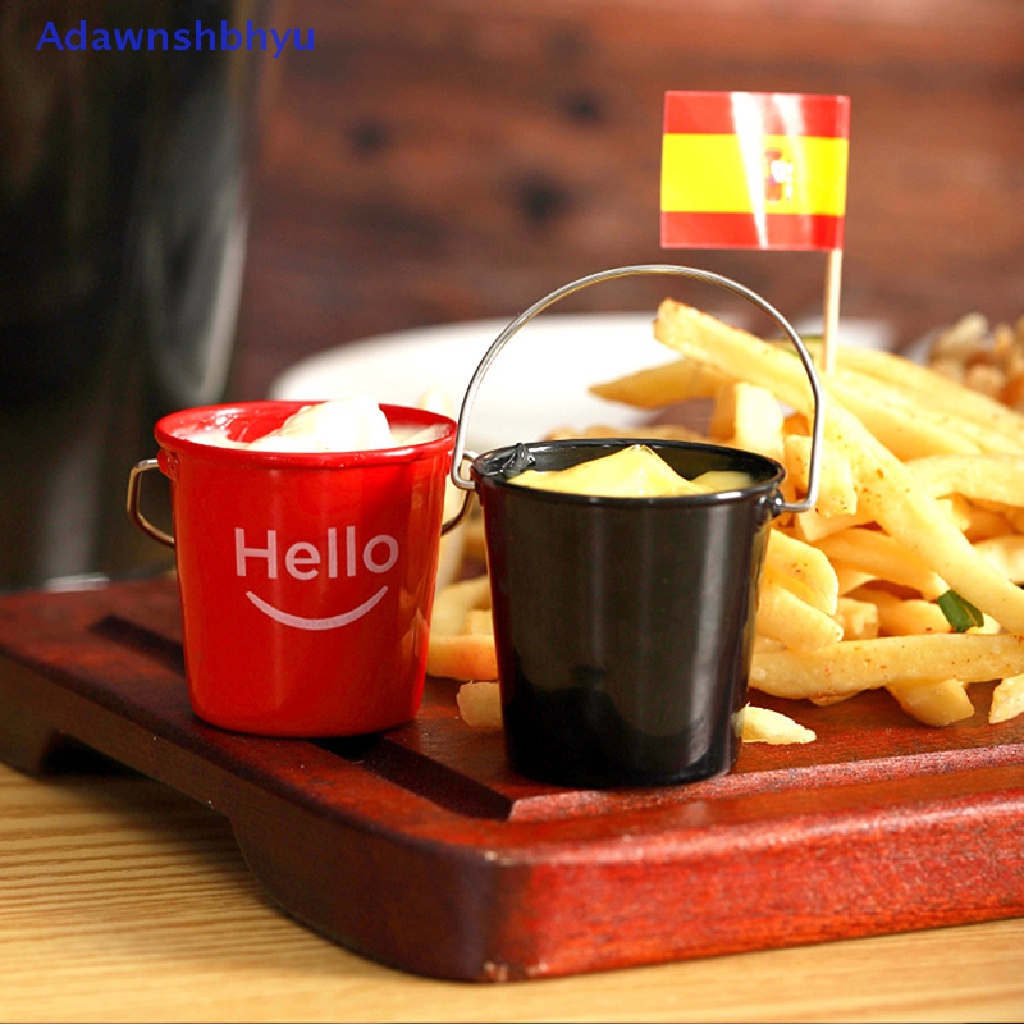 Adhyu Mini Hello Bucket American Sauce Bowl Western Steak Sauce DishTomato Sauce Cup ID