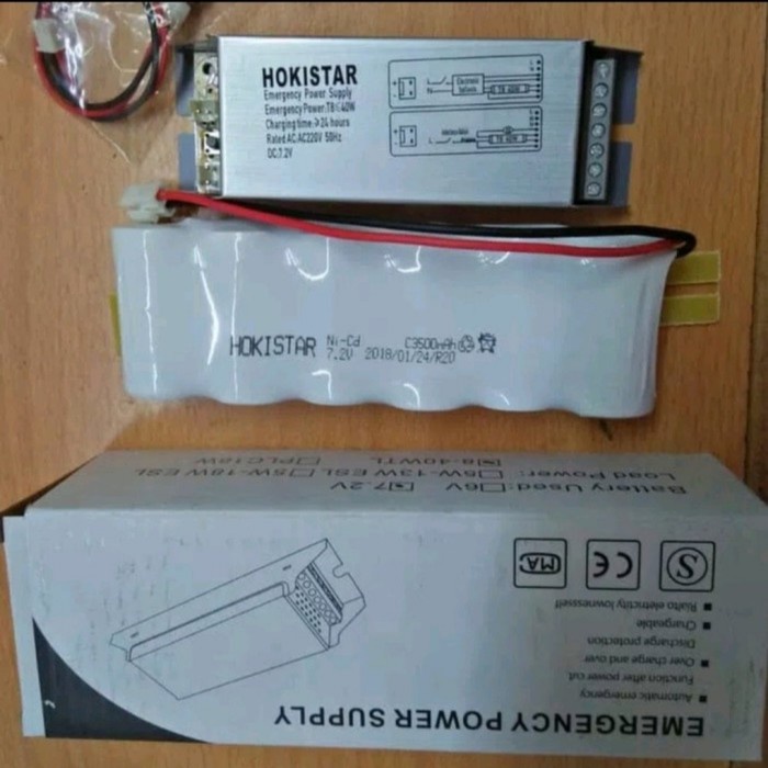 Lampu Batery Emergency Power Pack Lampu Tl Led / Tl Neon