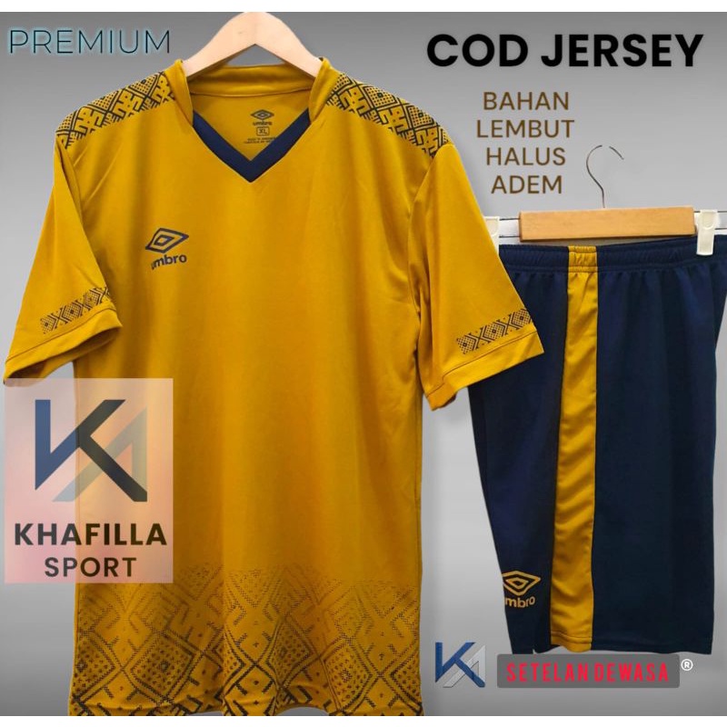 Baju futal Sepak Bola Dewasa / Jersey Olahraga / Pakaian Olahraga Pria / Stelan Bola Volly