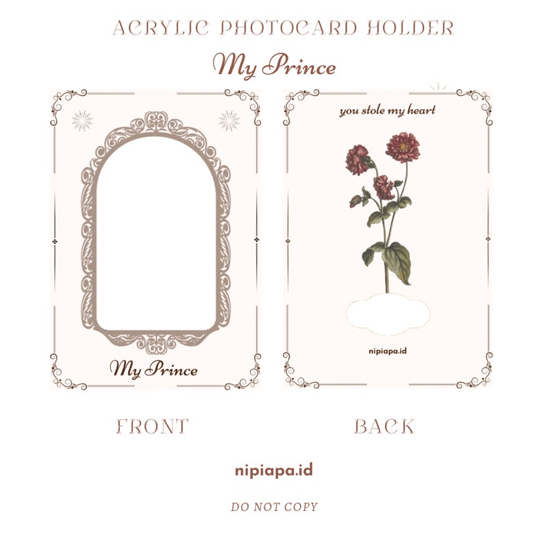 Acrylic Photocard Holder