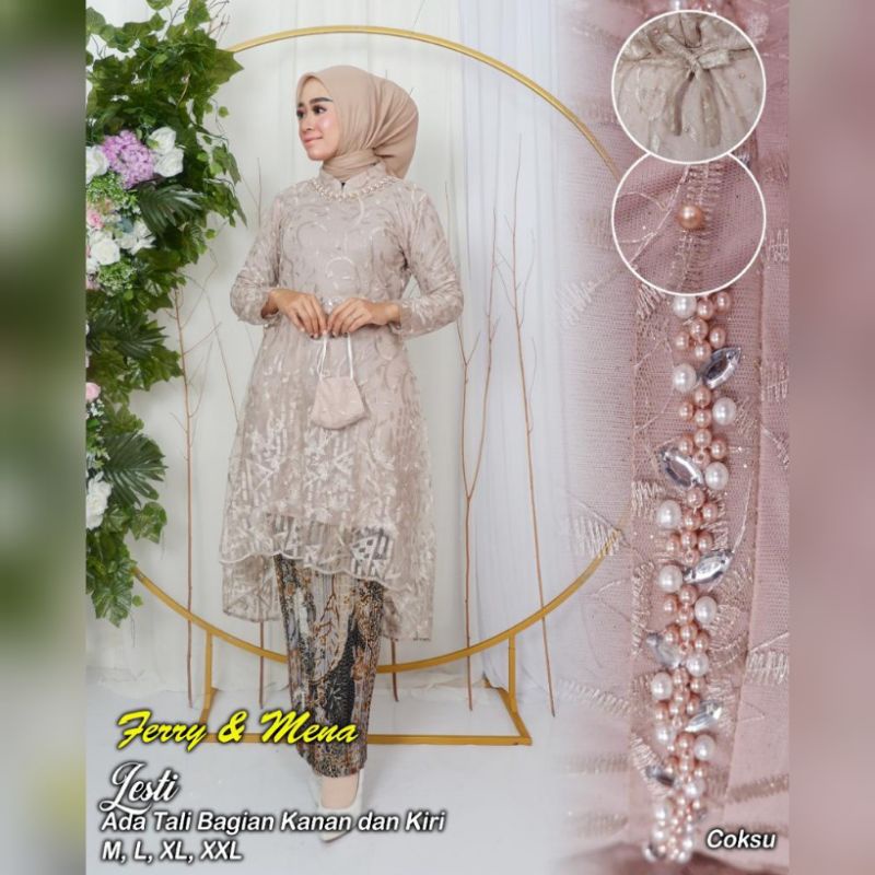 setelan kebaya lesty / kebaya lesty / kebaya terbaru / kebaya / kebaya tunangan / kebaya wisuda / setelan kebaya