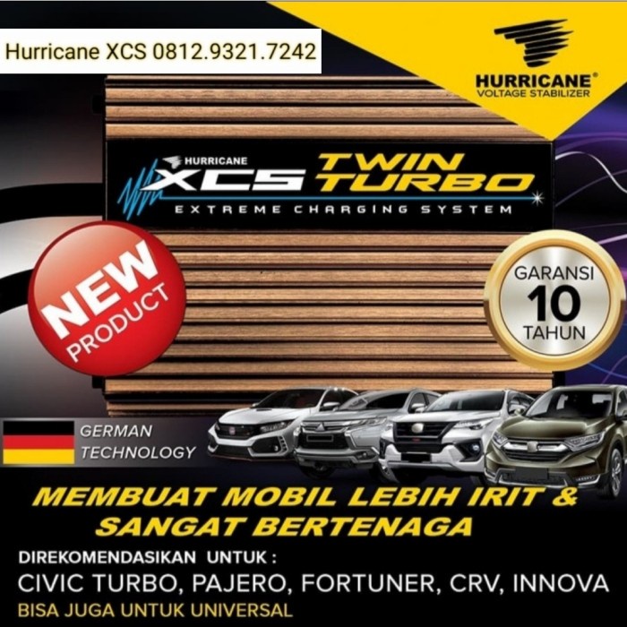 NEW HURRICANE XCS TWIN TURBO ORI Gransi 10th bkn XCS 7 XCS7 XCS 5 XCS5