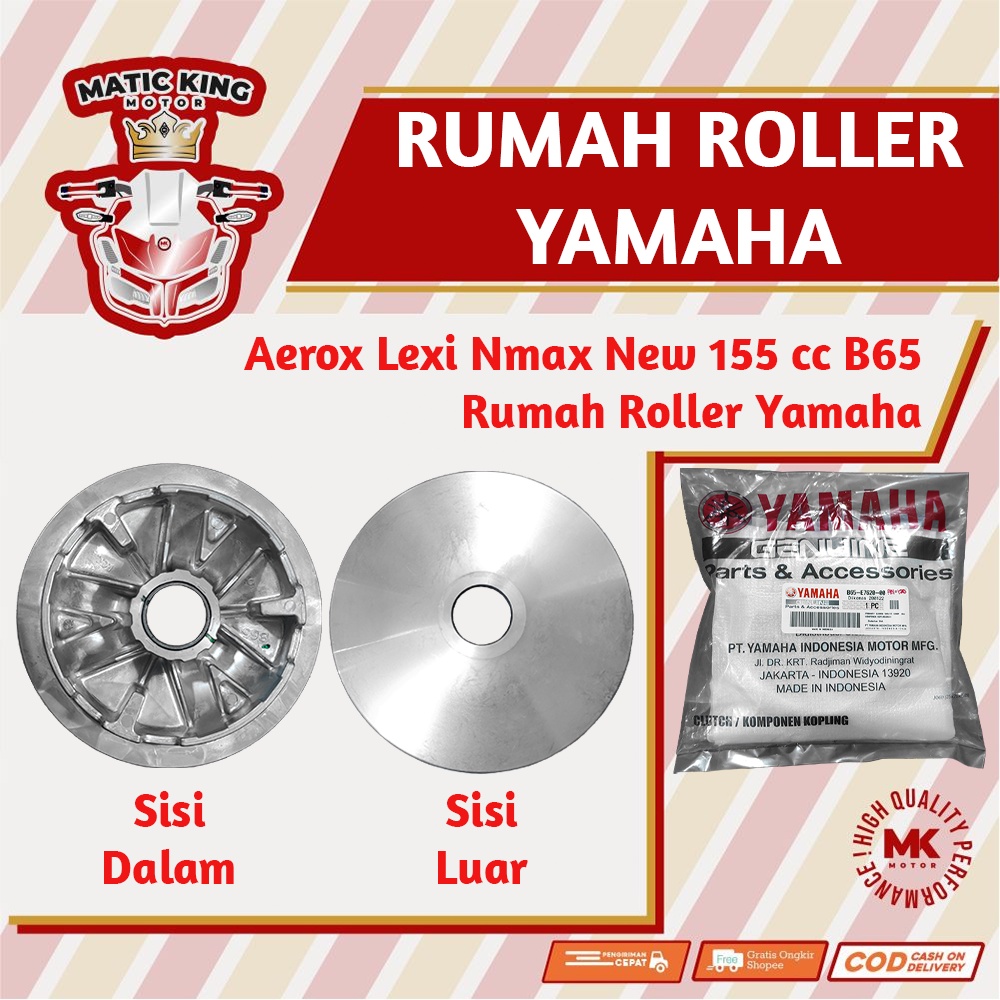 Rumah roller Aerox Lexi Nmax New 155 125  B65-E7620-00 Yamaha Genuine Parts asli ori