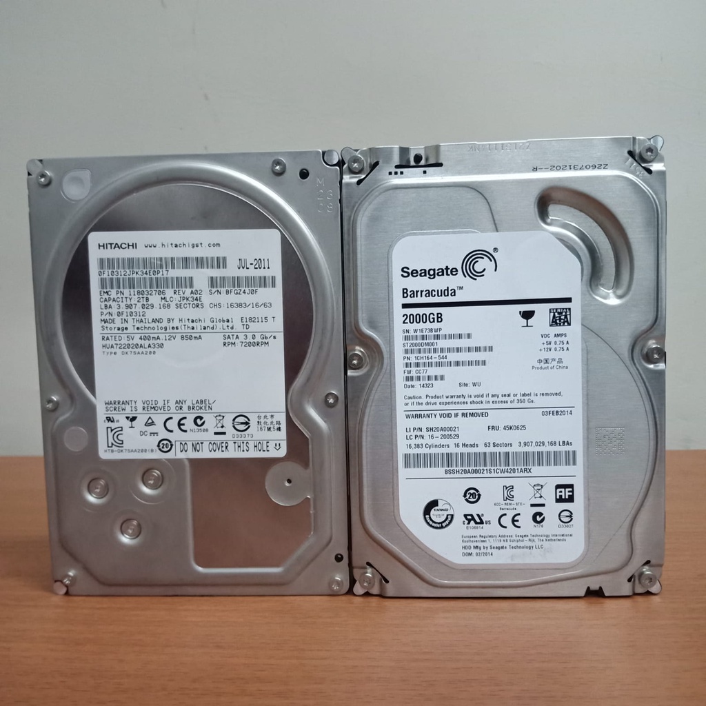HARDISK 2TB SATA3 HDD CPU / CCTV Harddisk Internal PC / CCTV Harddisk 3.5 inch Komputer / CCTV / DVR/ HITACHI INTERNAL PC 2TB, HDD SATA 3.5 INCH