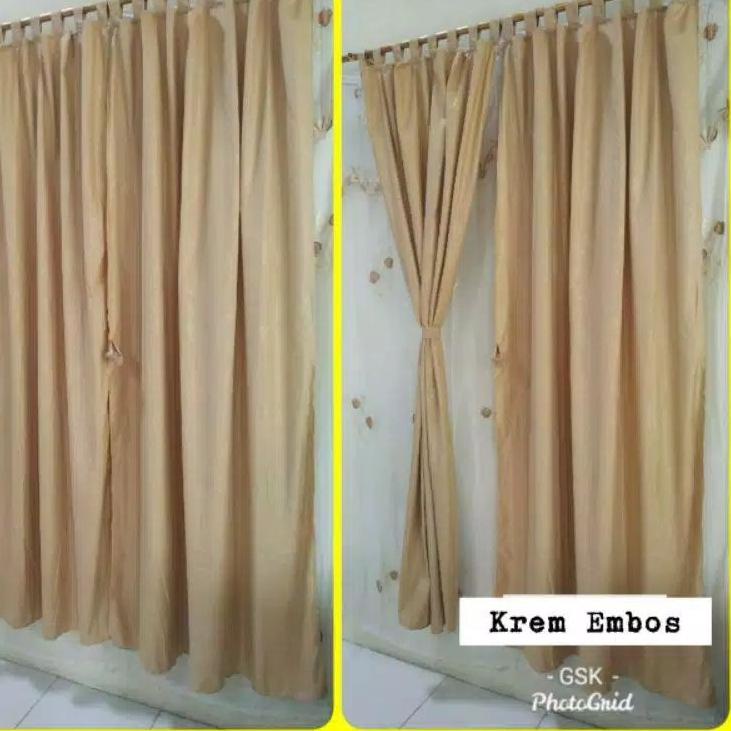 Penawaran Terpopuler VL.3 TP GORDEN POLOS MURAH, GORDEN MINIMALIS TALI PEREKAT