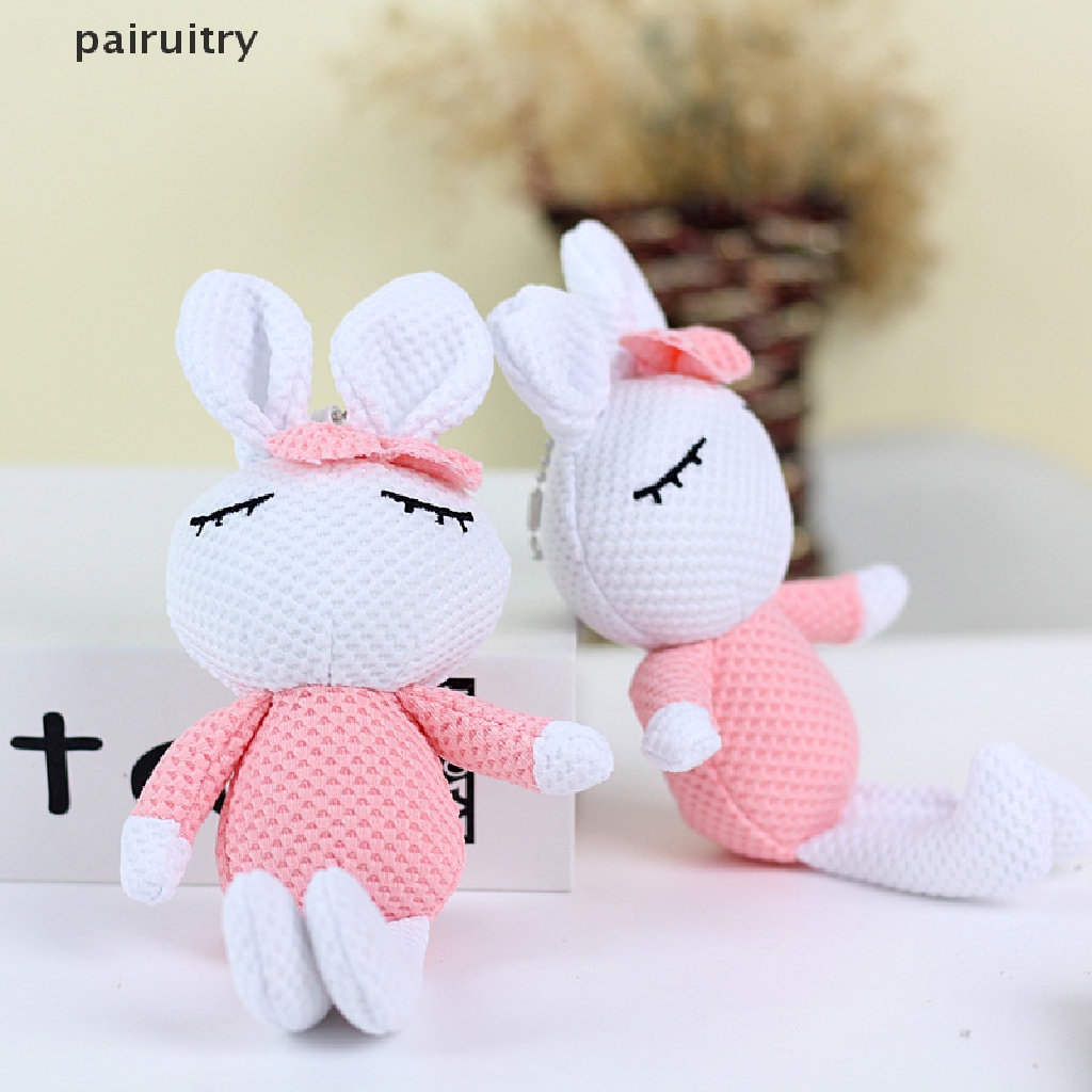 Prt Bunny Plush Doll Boneka Kelinci Mini Kawaii Boneka Kelinci Boneka Boneka Mainan Mewah Bayi Menenangkan Tidur Mainan Mewah Hadiah Untuk Ulang Tahun Anak PRT