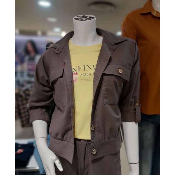 jacket model kemeja outer ako jeans original