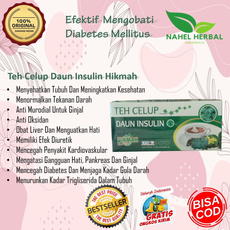 Jual Obat Diabetes Paling Ampuh Agar Cepat Kering Original - Teh Celup ...