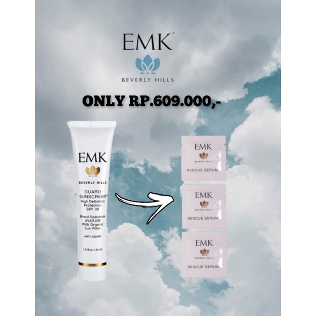 EMK PROMO GUARD SUNSCREEN FREE 3 SACHET SERUM