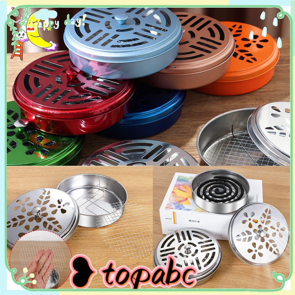 Top mosquito Coil Holder Portable Bermanfaat Anti Nyamuk Rumah Hotel Piring Dupa