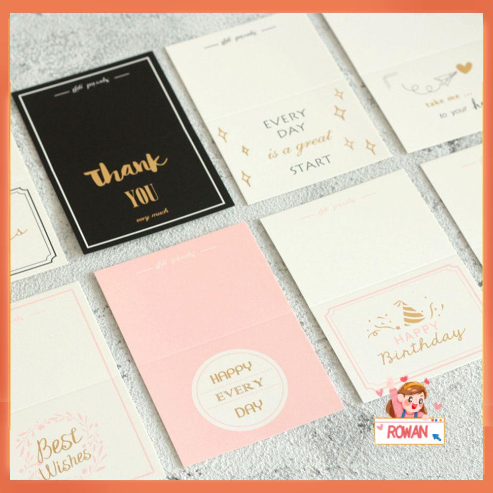 R-flower Mini Greeting Card Best Wishes Ulang Tahun Wedding Wishing Card Kartu Ucapan