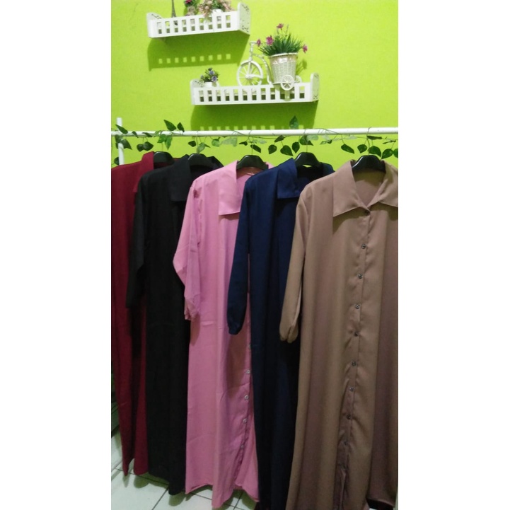 Gamis Nidia Full Kancing Busui Friendly