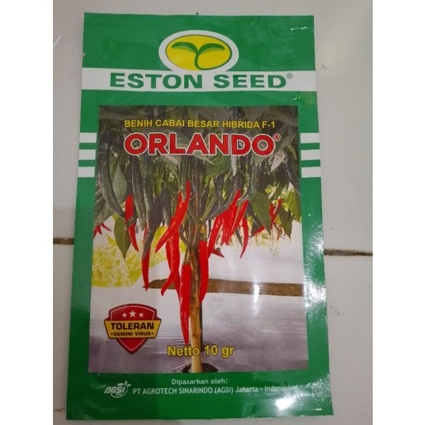 Benih Bibit cabe ORLANDO F1 10 gram Tahan Virus