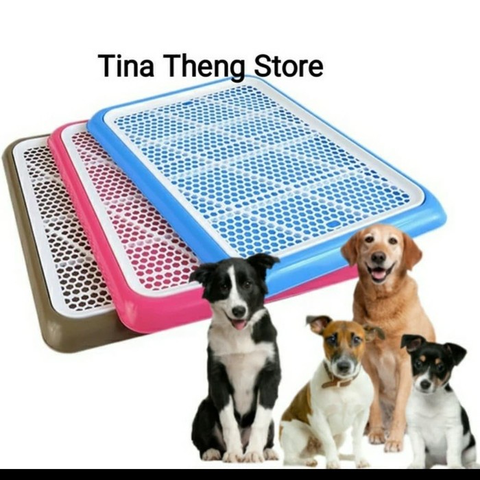 Pet Toilet Anjing "Size L" Tempat Pup Pee Anjing Tempat Kencing Anjing