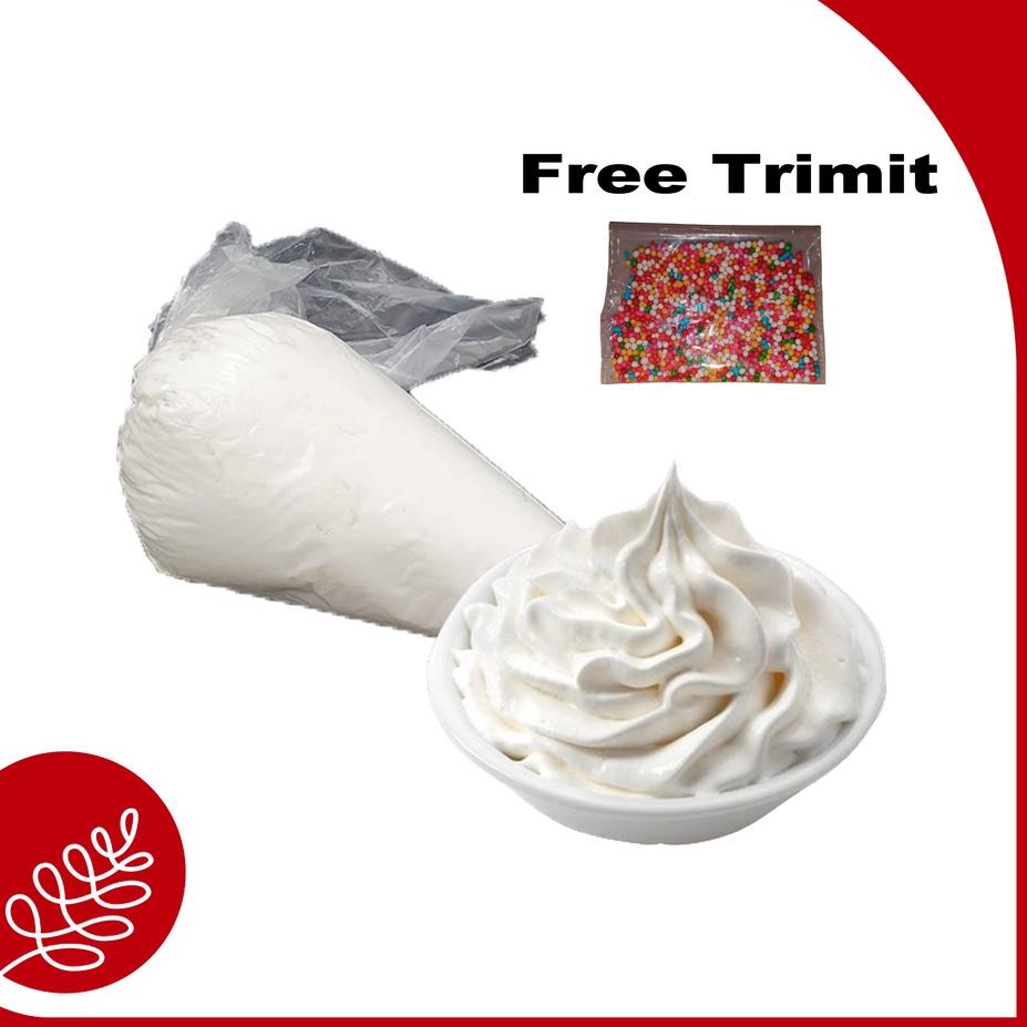 

❁ KRIM DEKORASI / BUTTER CREAM / KRIM KUE / KRIM PUTIH (LANGSUNG PAKAI) ⍐