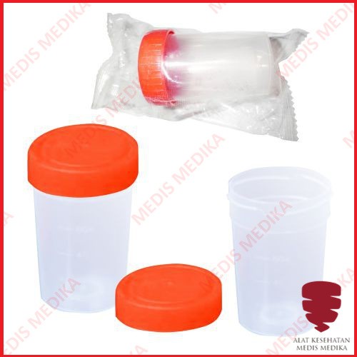 Urine Container Steril 60ml Onemed Pot Urin Krim Salep Cream Sterile 60 ml