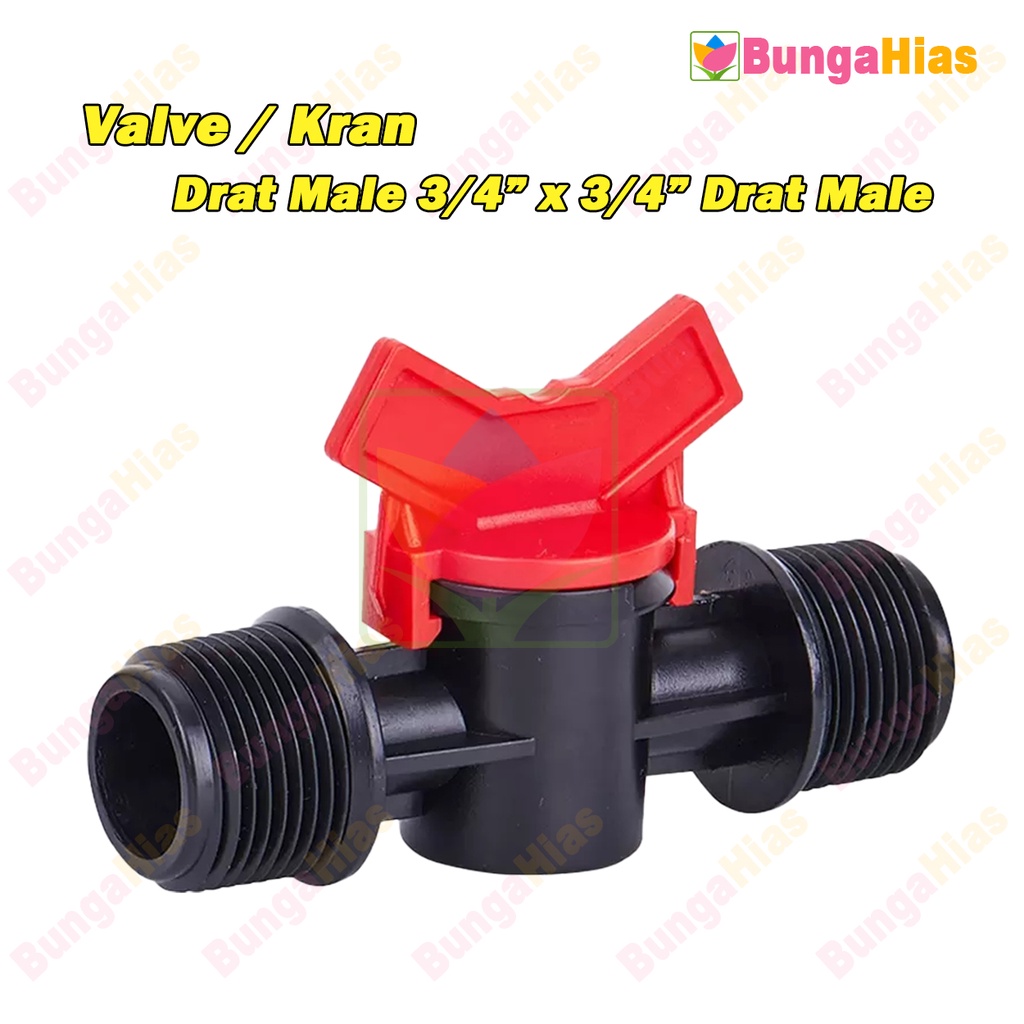 Jual Mini Valve Kran Air X Male Inch Check Stop Ball Offtake Pipa Pvc Hidroponik