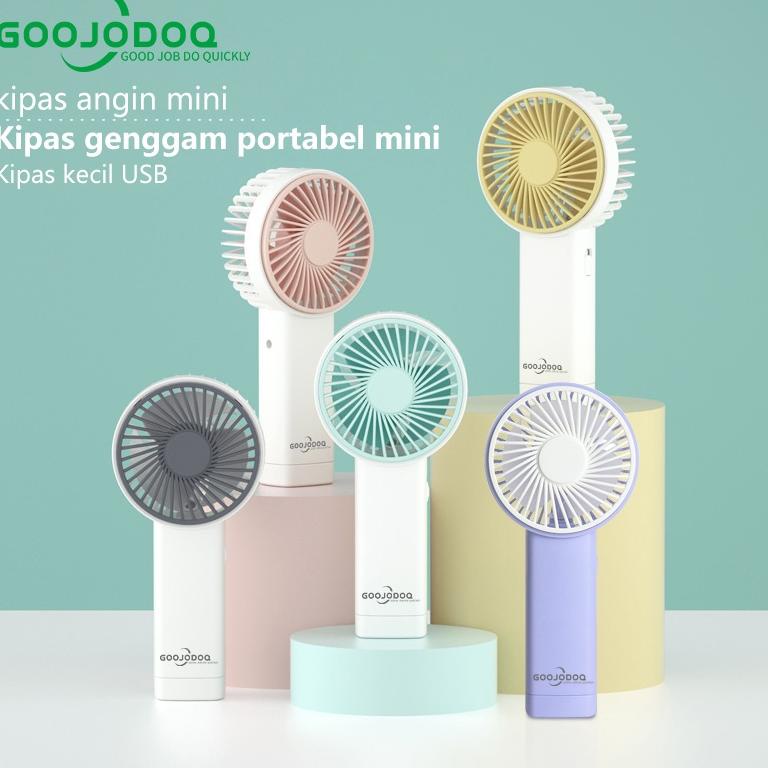 ✦✧✦ Goojodoq KIPAS ANGIN MINI GENGGAM Cute / Kipas Lipat PORTABLE / Mini Fan