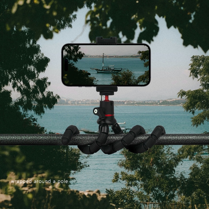 Zzz Octopus Tripod Tripod Mini Untuk Gopro11 10 9 Kamera Olahraga Ponsel Siaran Langsung Vlog Kamera DSLR Holder Bracket