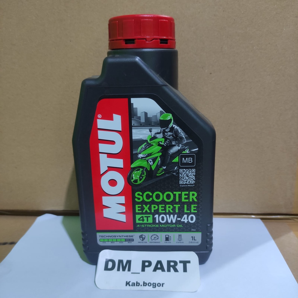 OLI OIL PELUMAS MESIN MOTUL SCOOTER EXPERT LE SAE 10 40 10w40 MB 4T 4-STROKE MOTOR OIL LOW ENRISSION