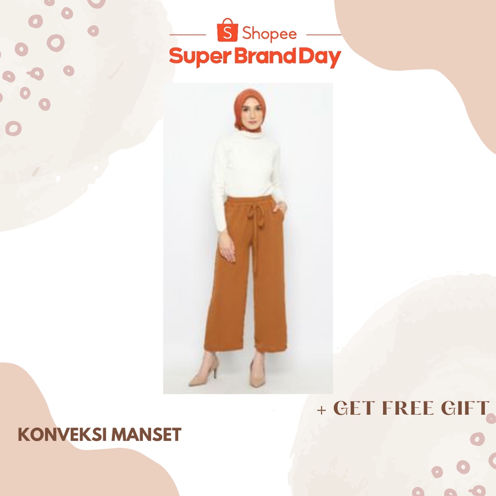 CELANA WANITA KULOT CRINKLE //Celana Wanita//Kulot Crinkle Jumbo//kulot airflow Premium/PROMO/DISKON