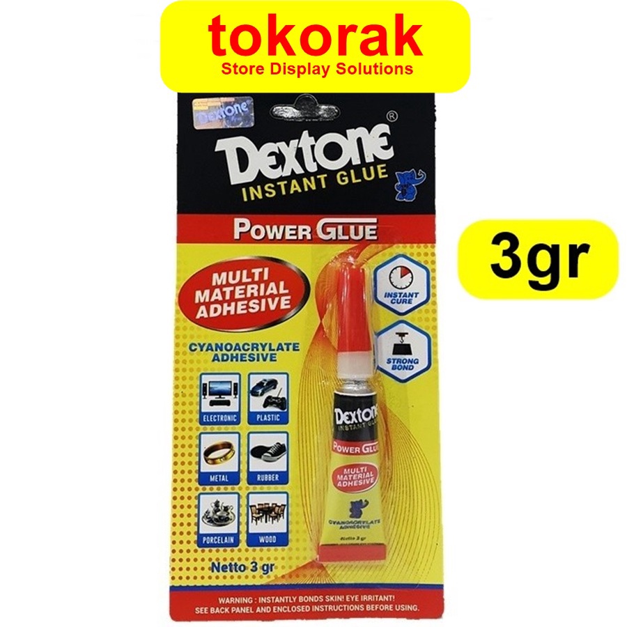 DEXTONE LEM POWER GLUE 3 GR - LEM PEREKAT SUPER GLUE - LEM KOREA