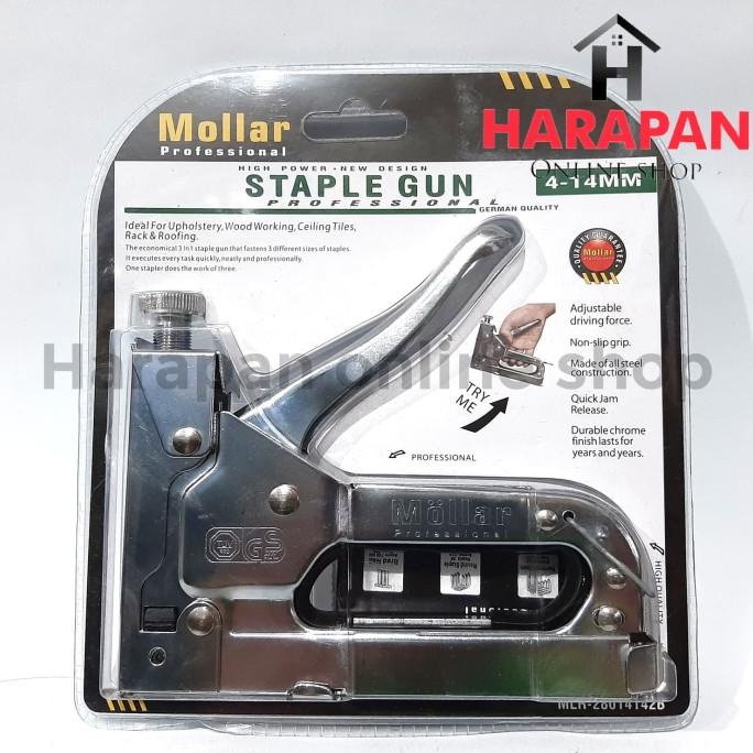 

STAPLE GUN / STAPLE TEMBAK / STAPLES JOK / HEKTER MOLLAR 3 IN 1