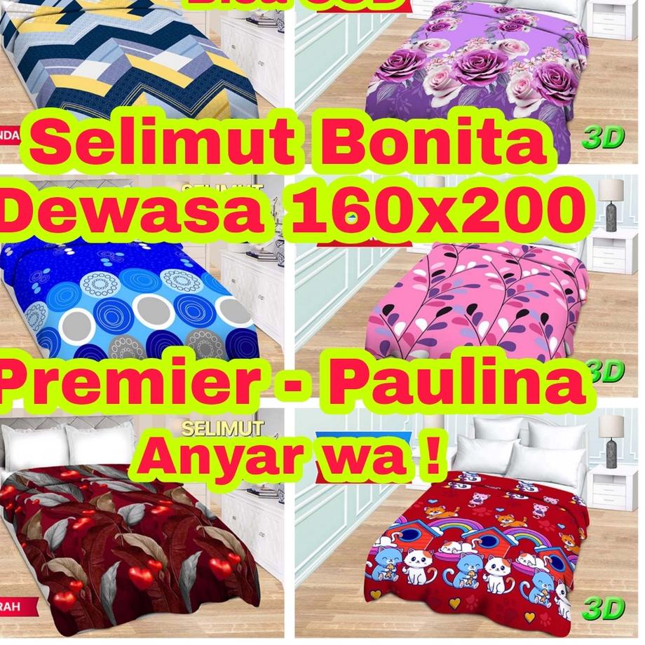 BestSeller Selimut Bonita Dewasa | Selimut Bonita 160x200 | Selimut Bonita Premier