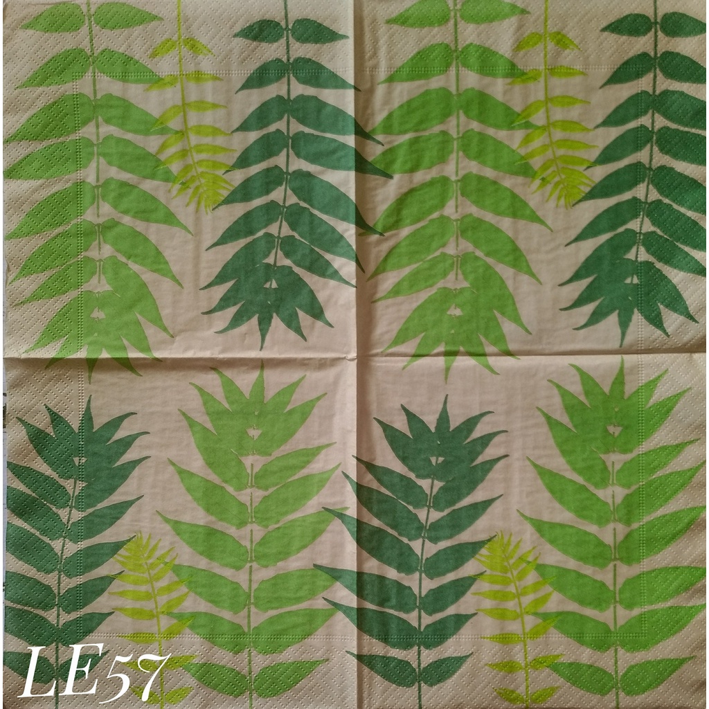 

Napkin Eropa Leaves LE57 / Tissue Decoupage