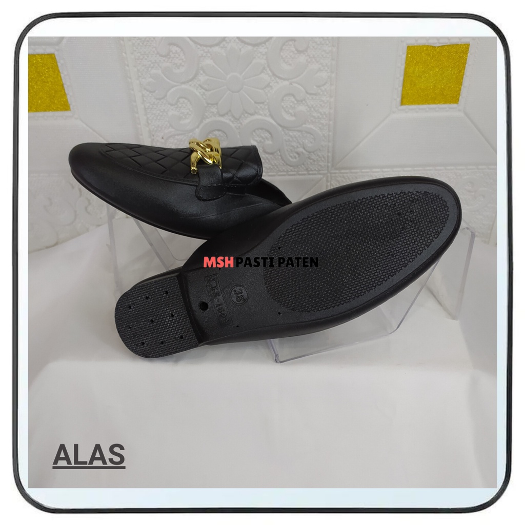 Sepatu sandal slip on impor wanita dewasa Sandal glaiator hys 1609 size 37-41