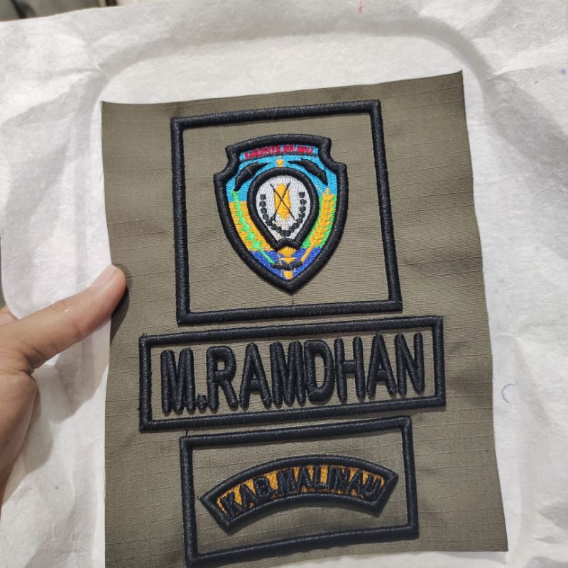 Custom nama dan logo daerah