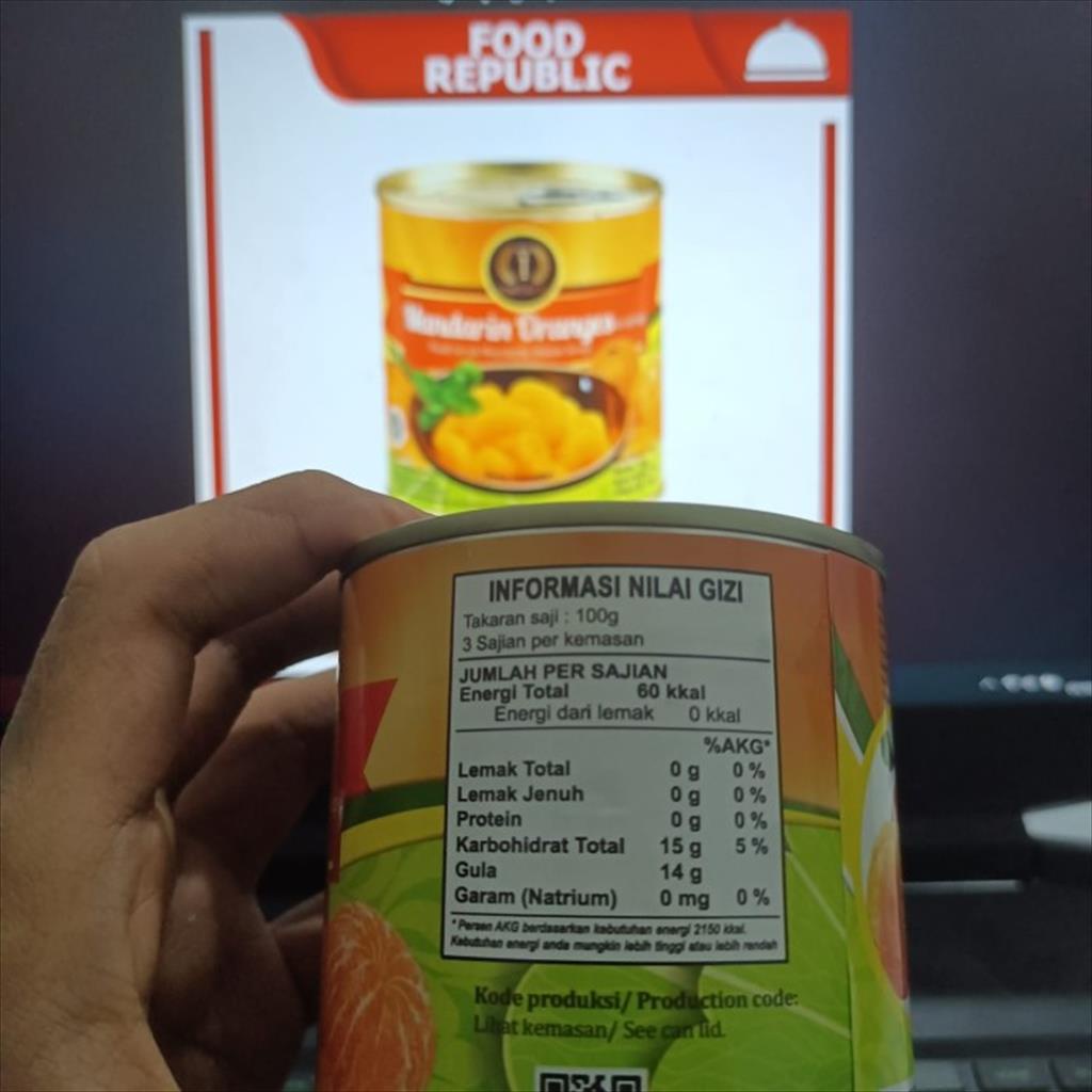 Imperial Mandarin Oranges In Syrup 312 gr Buah Jeruk Mandarin Dalam Sirup Halal