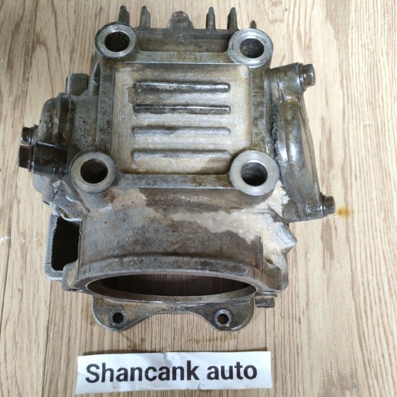 head boring, kepala silinder, deksel isi komplit Suzuki smash 110 lama asli original copotan