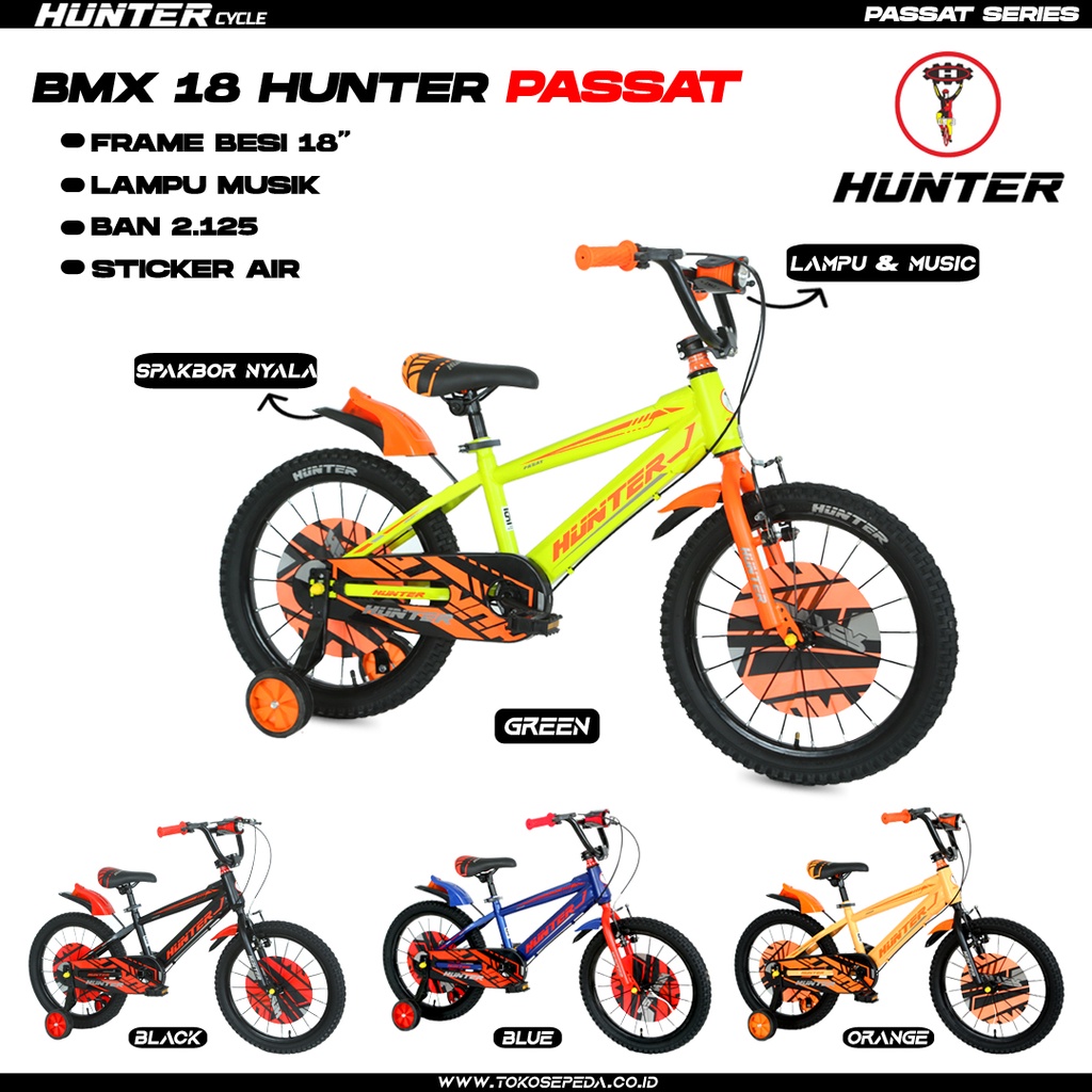 SEPEDA BMX 18" HUNTER NEW PASSAT BAN 2.125