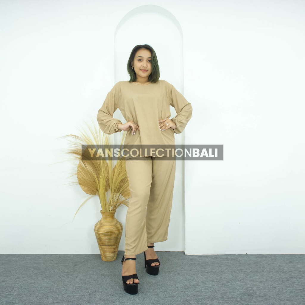 Babydoll BALI Lengan Panjang Polos Hijab