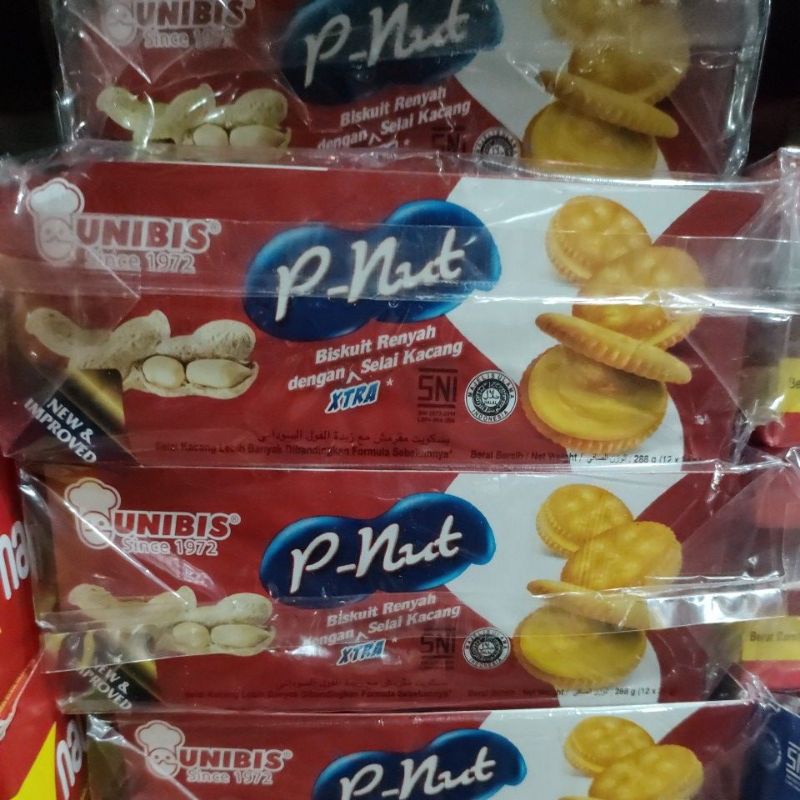 unibis P - nut biskuit renyah dengan selai kacang