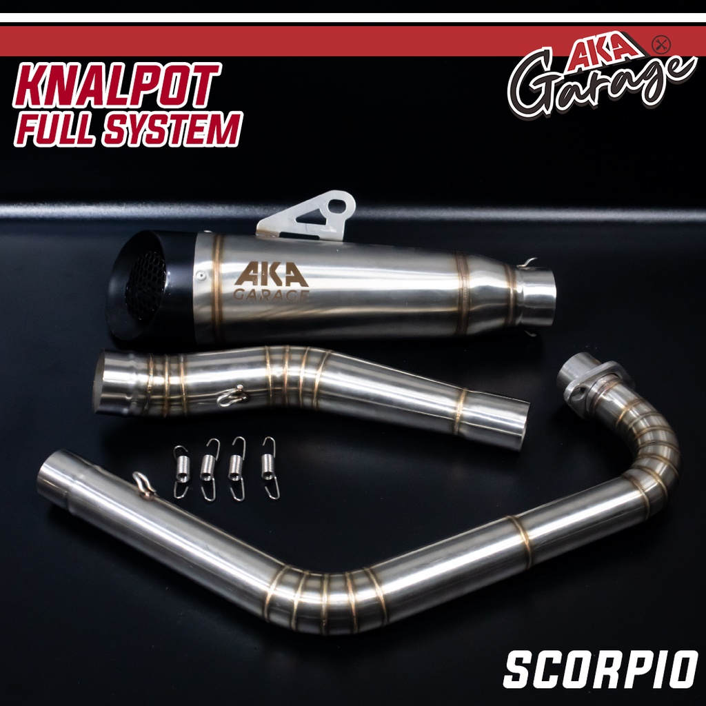 Knalpot Custom Yamaha Scorpio SC