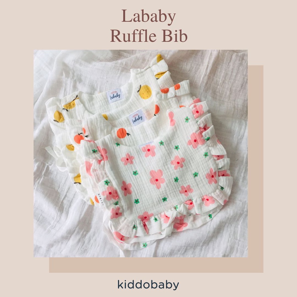 Lababy Ruffle Bib / Celemek Bayi