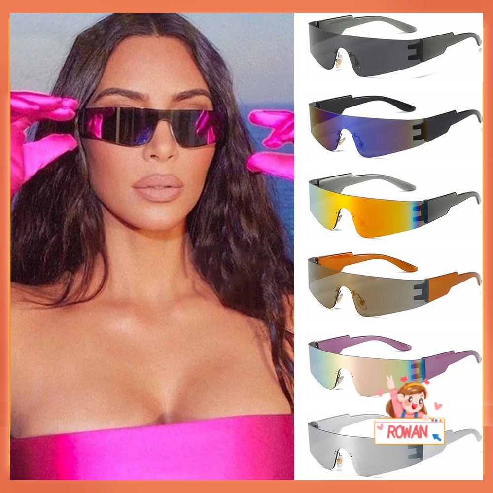 R-flower Sports Goggles Trendy Tanpa Bingkai One Piece Pria Shades