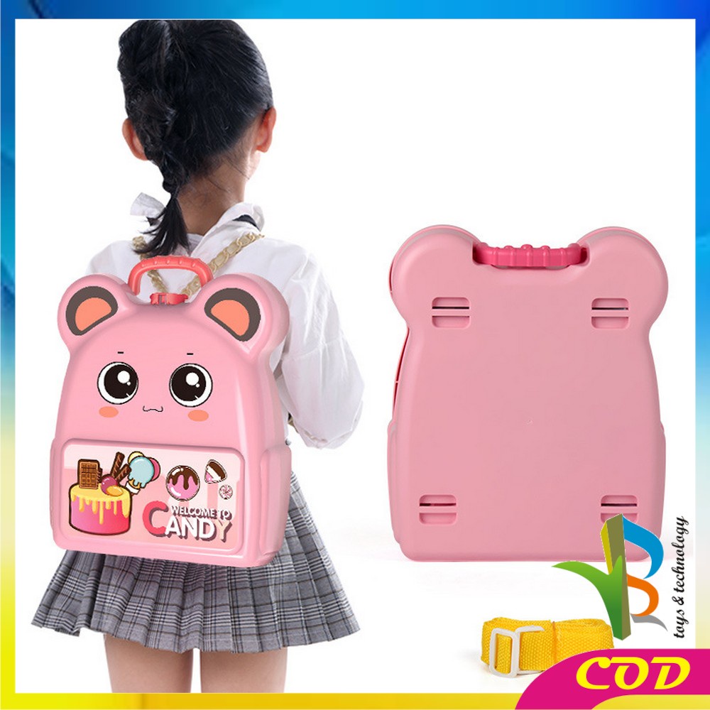 RB-M108 Mainan Kitchen Set Tas Ransel Anak Set Dapur Mainan Masak Masakan Wastafel / Ice Cream Maker