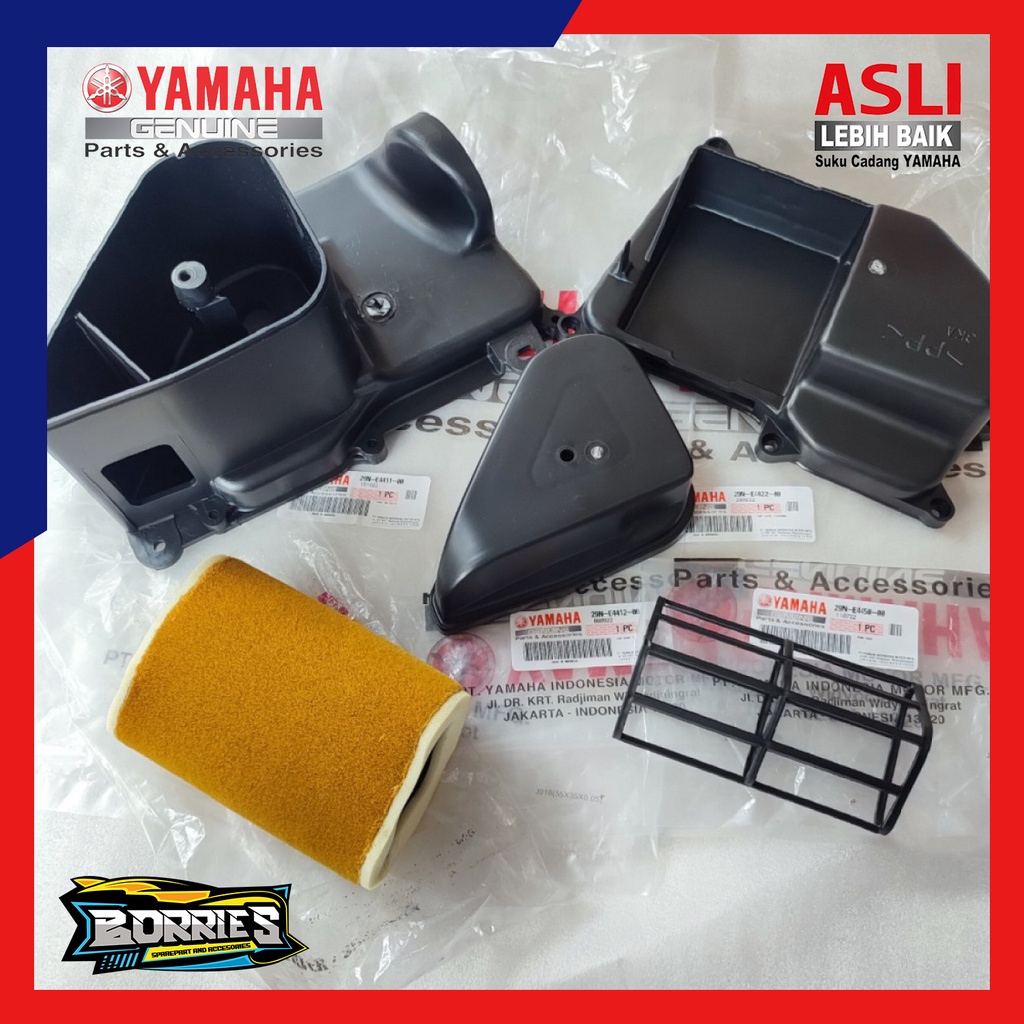Saringan Udara Filter Udara Box Udara Komplit Kumplit Assy Yamaha Rx King Rx King New Rx King Se Ori