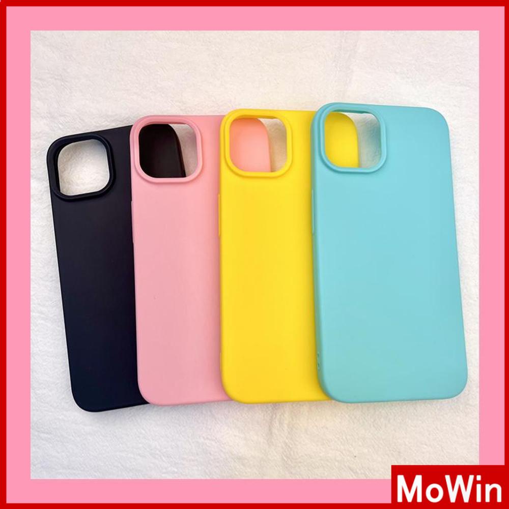 For iPhone 14 Pro Max iPhone Case Candy Color TPU Soft Case Shockproof Skin Feel Pink Yellow Blue Black Compatible For iPhone 13 Pro max 12 pro max 11 xr xs 7plus 8Plus